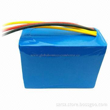 Lithium Polymer Battery Pack with 11.1V Voltage, 4,000mAh Capacity